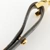 HERMES H belt belt vintage black Calfskin/Plated Gold Women Used