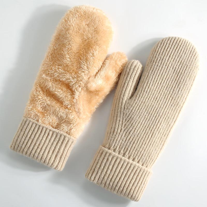 

Женские термотрикотажные варежки