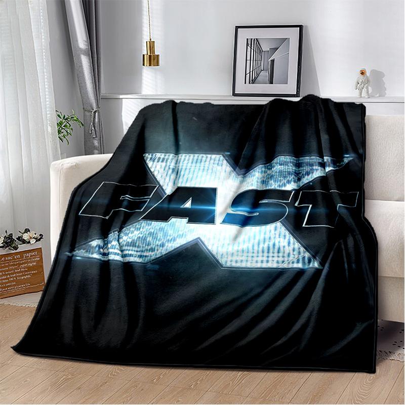 HD 10 Fast & Furious X 3D Printed Soft Plush Blanket,Flannel Blanket Throw Blanket for Living Room Bedroom Bed Sofa Picnic Kids