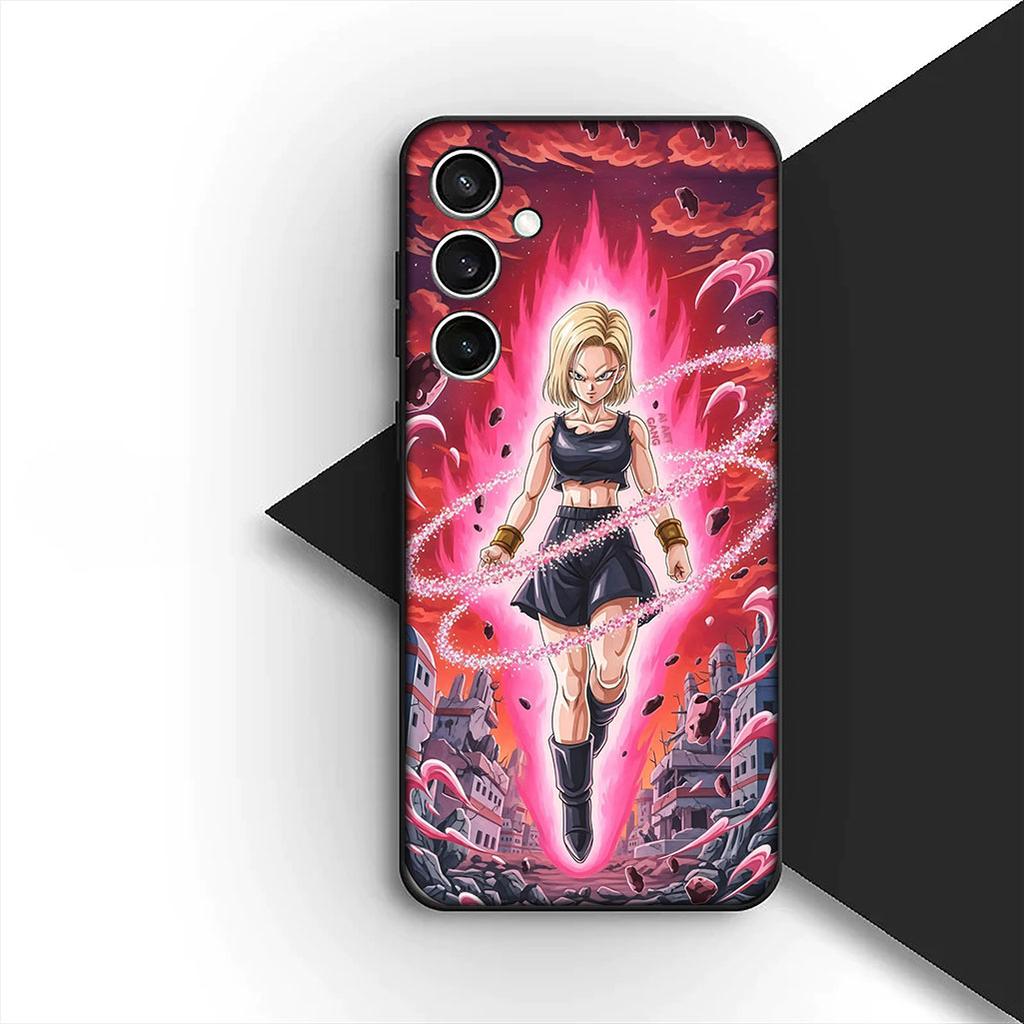 Android 18 Dragons Gokus Balls Z for Motorola Moto G86 G57 G24 G15 G54 Power G13 G14 G34 G35 G45 G60 G53 G55 G64 G75 G72 Case