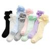 Summer Socks Baby Accessories Cute Newborn Socks Thigh Frilly Cotton Girl Clothes Long Bow Sock Funny Baby Girl Knee High Socks