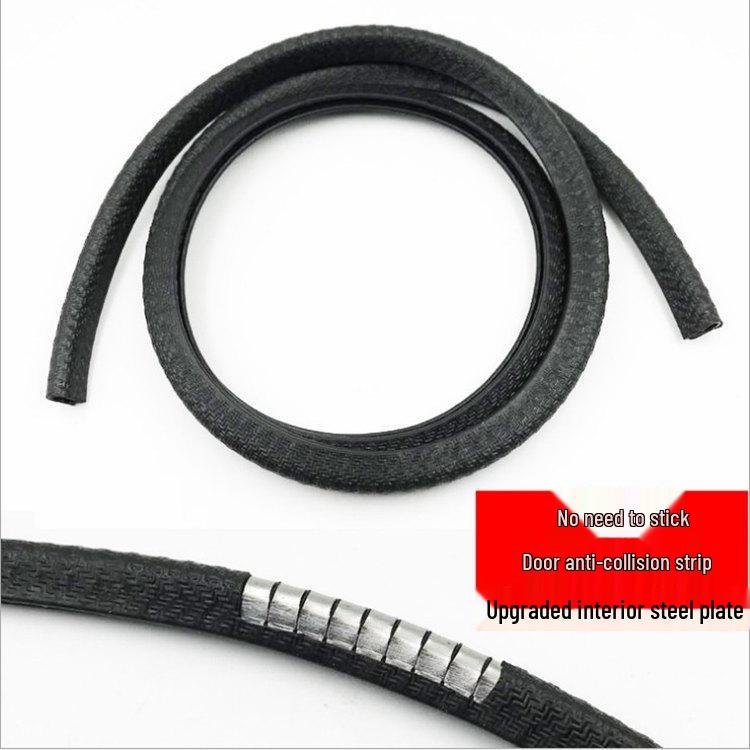 Striscia Universale Invisibile di Protezione per Bordi Portiera Auto con Piastra d'Acciaio Integrata - Anti-Collisione, Anti-Graffio, Design Senza Incollaggio