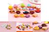 Bread Doughnut Plastic Emoji Toy Car With Pullback Action For Kids Gift And Interactive Play