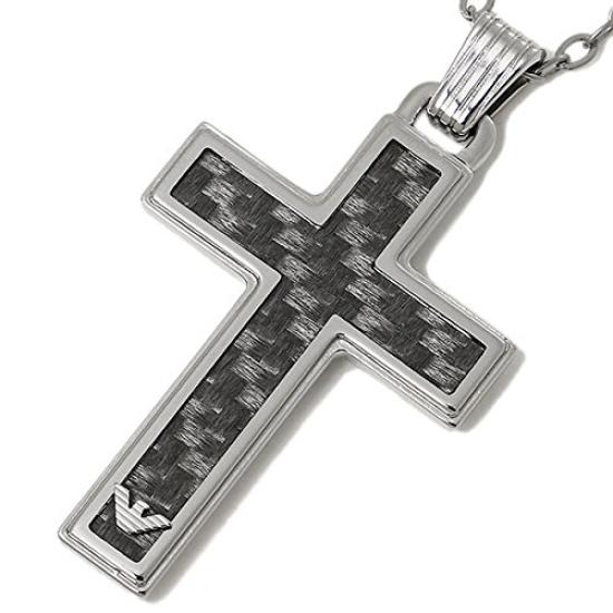 EMPORIO ARMANI Silver Necklace Men's (EGS1705040) [Used]