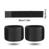 1 Pair Black Adjustable Ankle Support Strap – Elastic Exercise and Injury Prevention Protective Gear