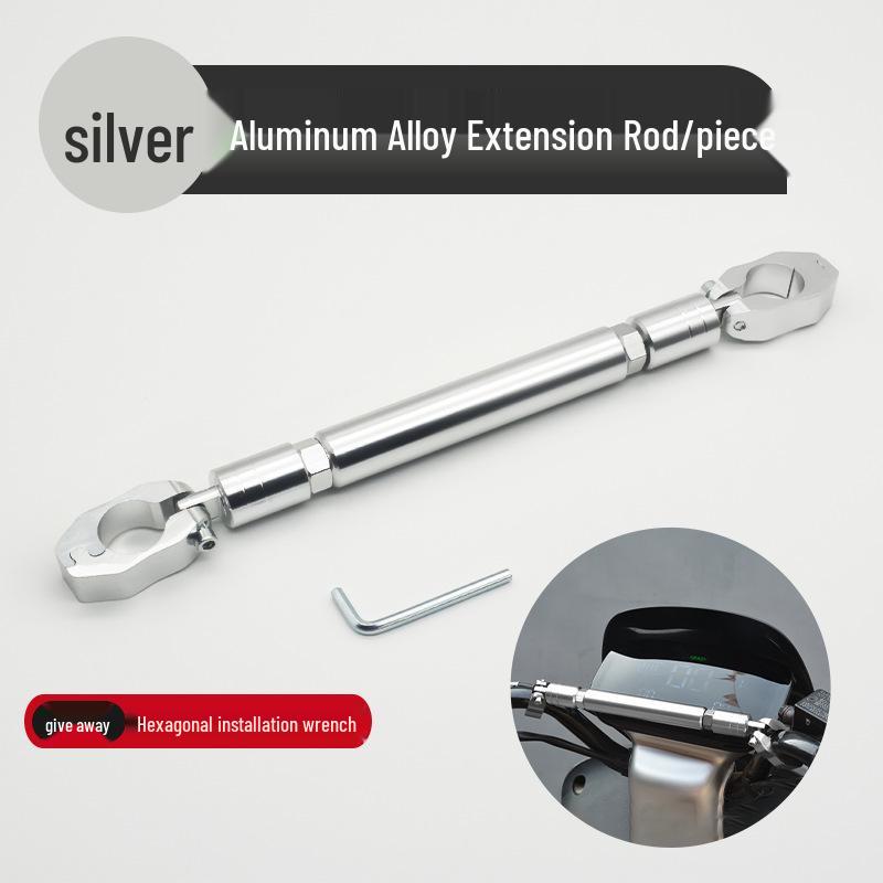 Enhanced Motorcycle Crossbar Balance Handlebar Extension Rod