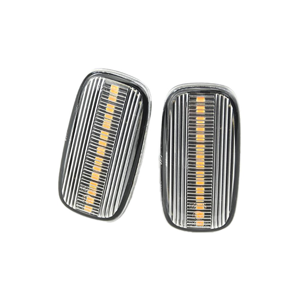 For Nissan Maxima Skyline R34 Almera N15 N16 Pulsar Primera P11 P12 Flowing LED Side Marker Dynamic Turn Signal Light Lamp