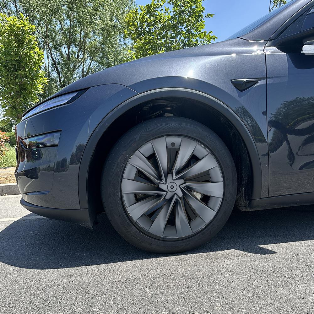 Wheel Covers for 4pcs Model Y Juniper 2025 Wheel Cover 20 Inch Wheel Trim Covers Tesla Accessories Wheel Rim Protector Cover