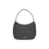 Zip Shoulder Bag Classic Monogram Zipper Closure Leather Large Women Shoulder Bag Black 29959-SVDK6