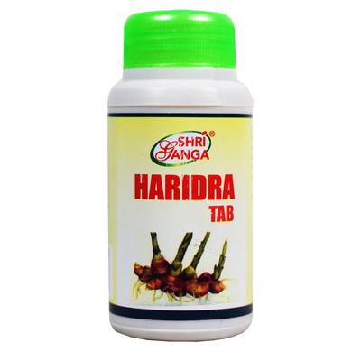 Haridra: den Körper zu verbessern (120 Tabletten, 750 mg), Haridra Tab Shri Ganga Apotheke