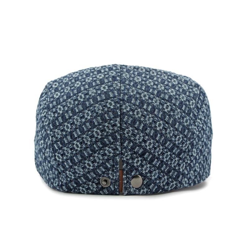 Spring Autumn Beret Men Peaked Cap Women Denim Retro Beret Forward Cap Gatsby Painters Hats