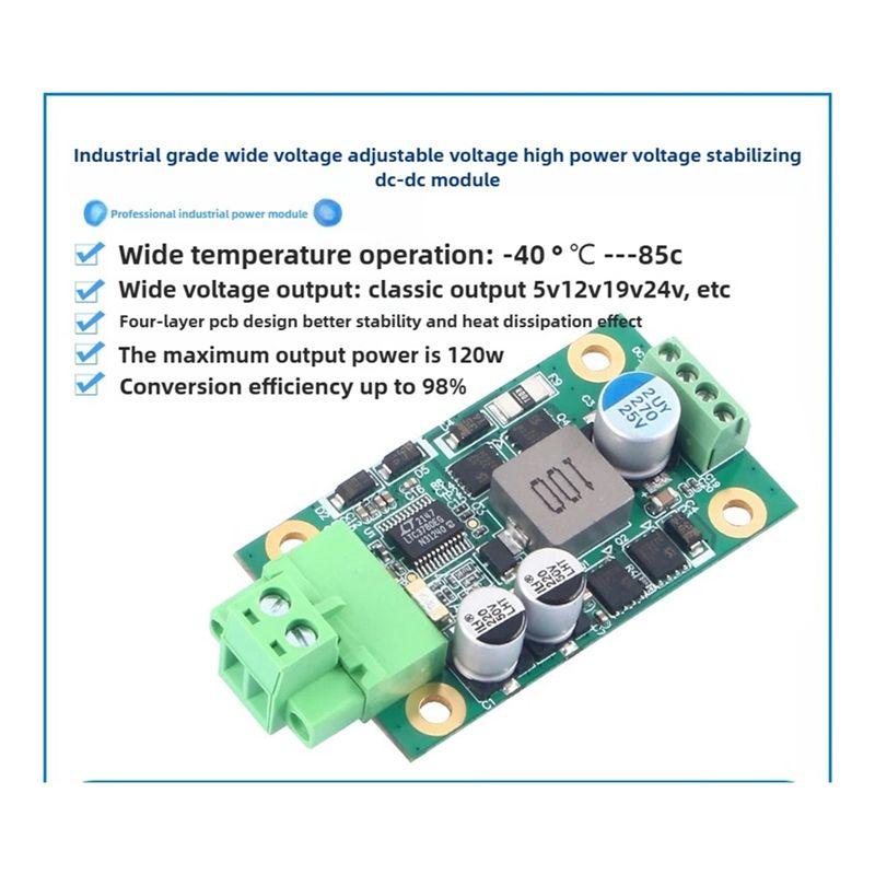 Buck-Boost Regulator Module Buck-Boost High-Power Regulator Module For Input Voltage: 9-36V 5V10A Output