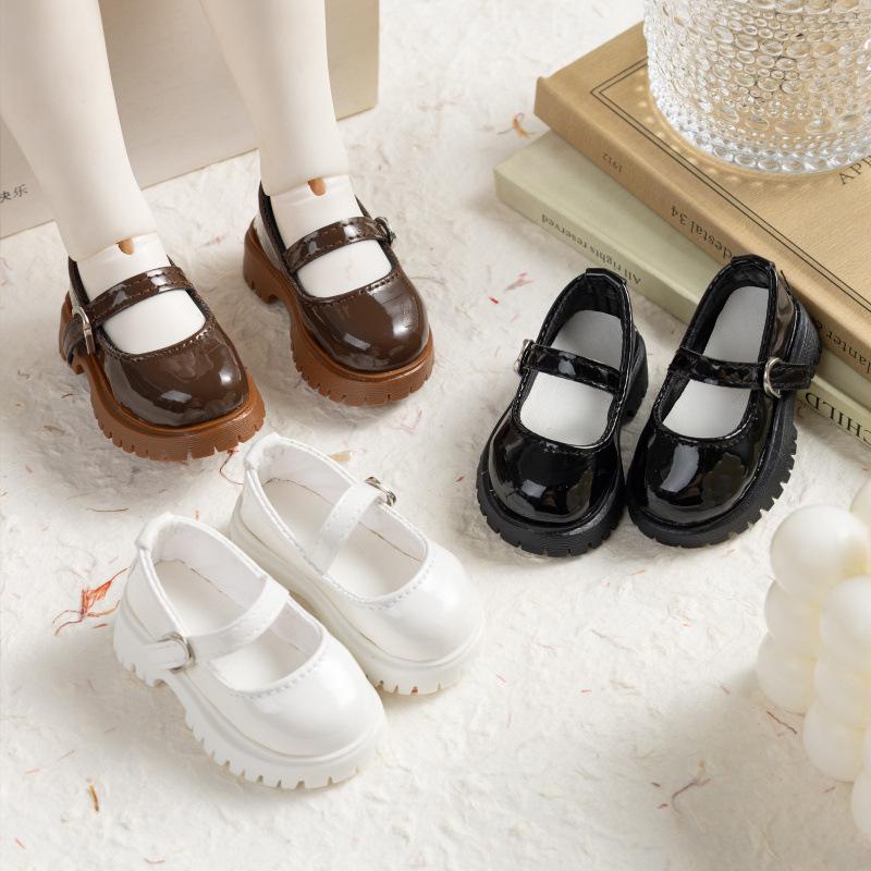 4-Point BJD Doll Single-Buckle Casual Leather Flats