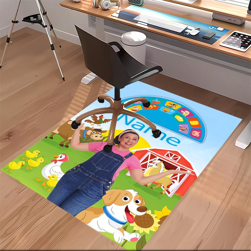 Custom personalization Ms. Rachel Print Area Rug - Soft, Washable Non-Slip Indoor Mat,Living Room,Home&Office Decorative Rug
