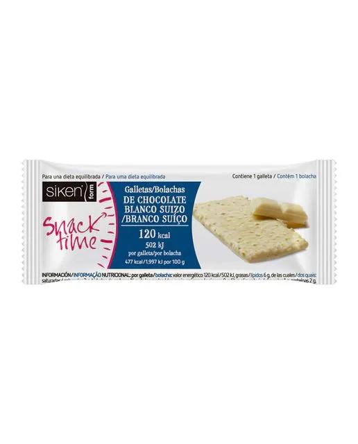 3x Siken Snack Time Белый шоколадный бисквит 25 г