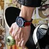 CURREN Casual New Watches for Men with Leather Big Dial with Date Fashion Wristwatch Relógio Masculino