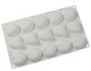 Silicone Heart Shaped Monoportion Mold 15 Nests Desserts Mousses Pralines