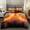 Football Duvet Cover Set 3D Sports Football Bedding Set Pillowcase For Boys Teens Double Queen King Size Polyester Qulit Cover