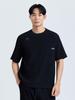 CHALLENGER Men'S Airpass Stretch Round Short Sleeve Woven Top Black