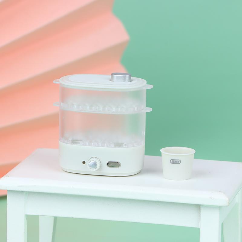 1:12 Dollhouse Miniature Micro-wave Oven Bread Cabinet Steam Box Household Electric Model Decor Toy Doll House Accessories