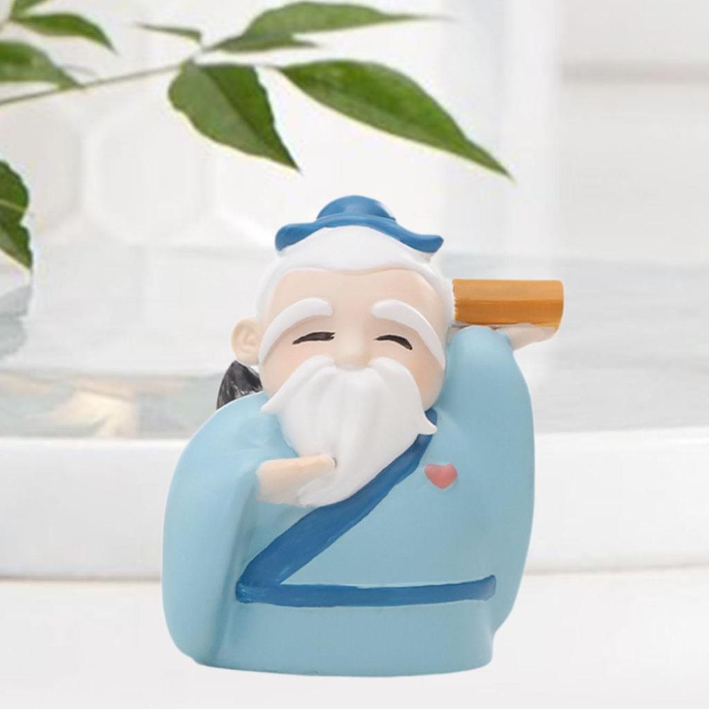 God of Learning Blessing Figurine Friend Gift for Office Living Room Cabinet