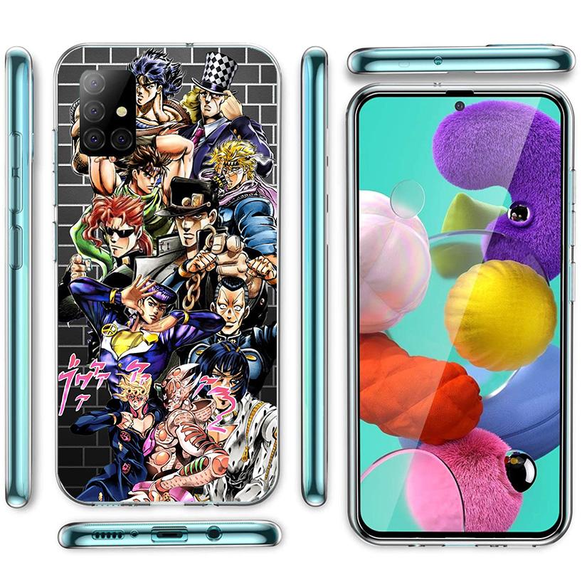 All JoJo's Bizarre Adventure Phone Case For Samsung Galaxy A52 A32 A22 A12 A51 A31 A50S A30S A20S A10S Note 20 Ultra 10 Plus S10