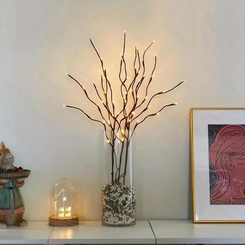 1PC  Branch decorative lamp, artificial branches, suitable for indoor and outdoor Christmas, wedding and home decoration.