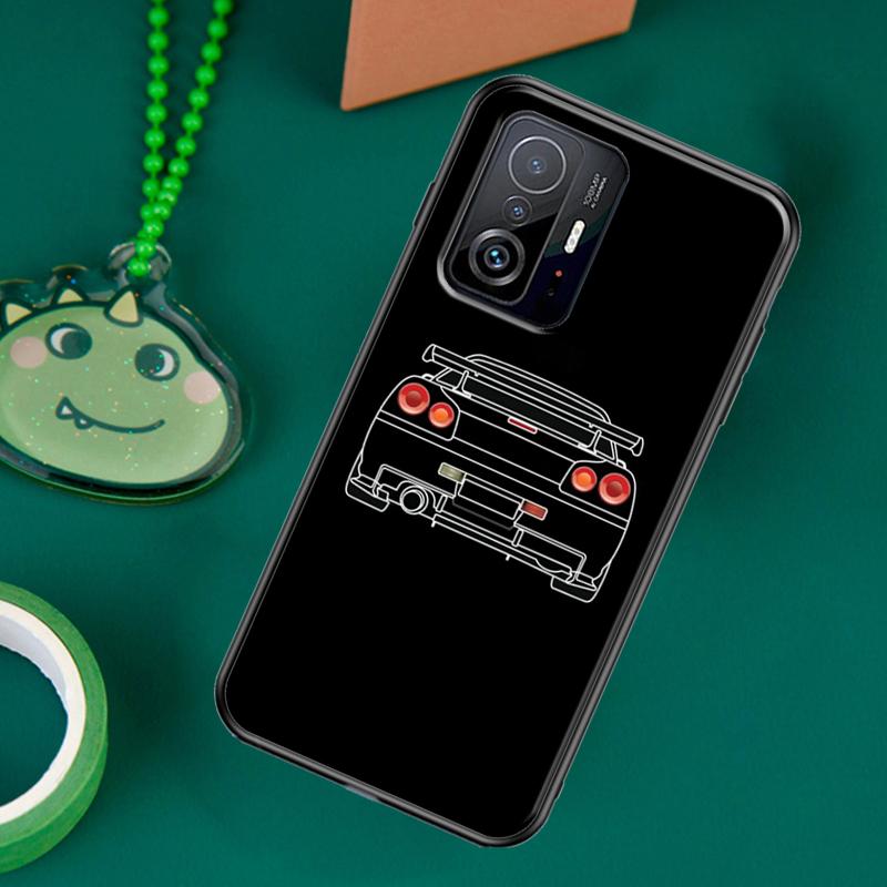 Sports Car JDM  Drift Case For POCO F5 X5 X3 Pro X4 F4 GT F3 M5s C40 Cover For Xiaomi 13 12 Lite 11T 12T Pro 12X