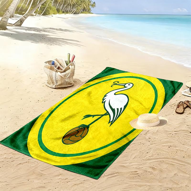 Asciugamano da Spiaggia Stampato ADO Den Haag, Asciugamano Grande Morbido Asciugatura Rapida per Spiaggia Campeggio Nuoto