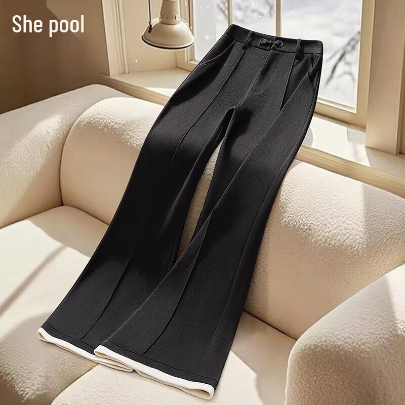 

Women s High-Waist Flared Suit Pants XL