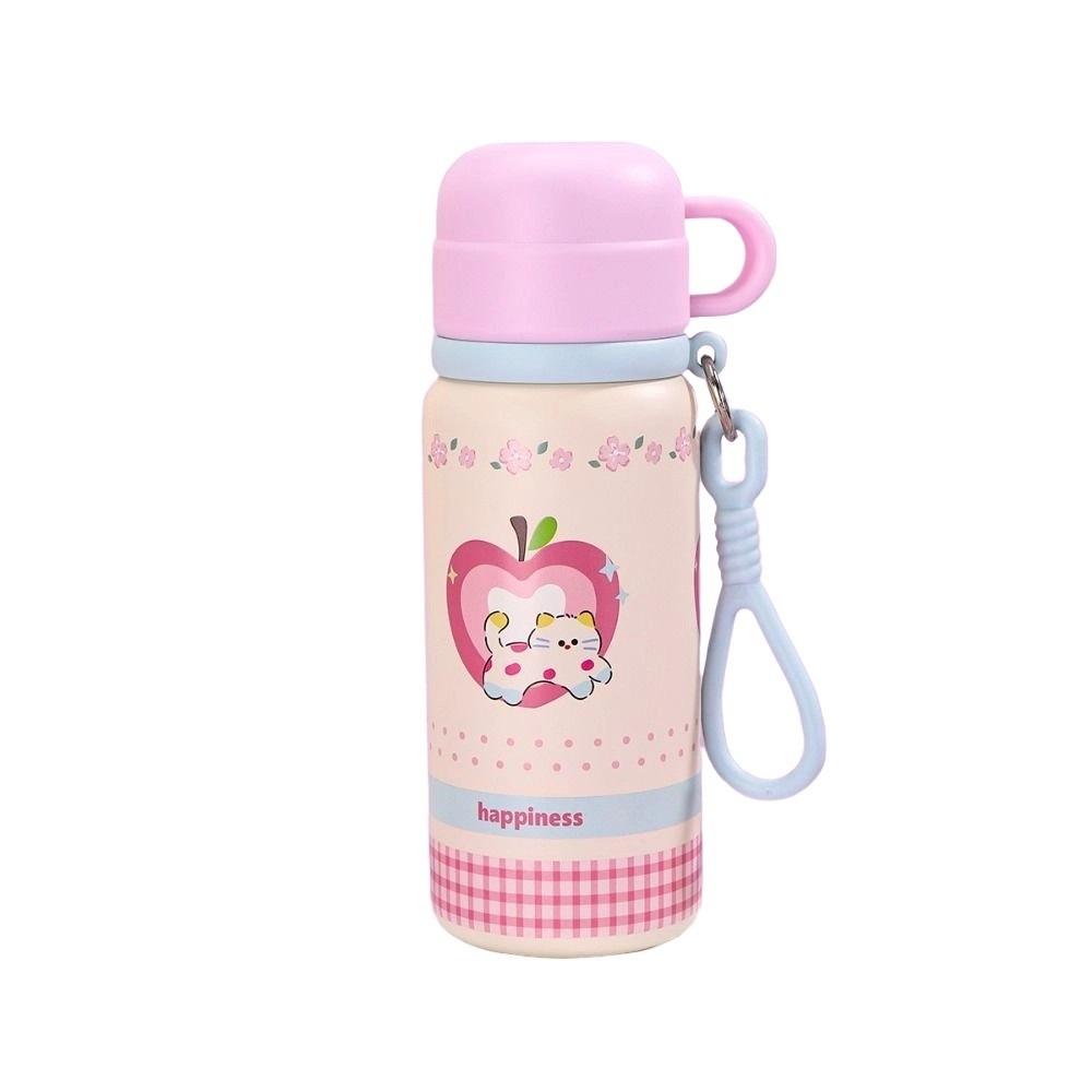 500ML Vacuum Cup Insulation Or Cooling Large-capacity 316 Stainless Steel Cup With Lifting Rope Cartoon Animal Prints