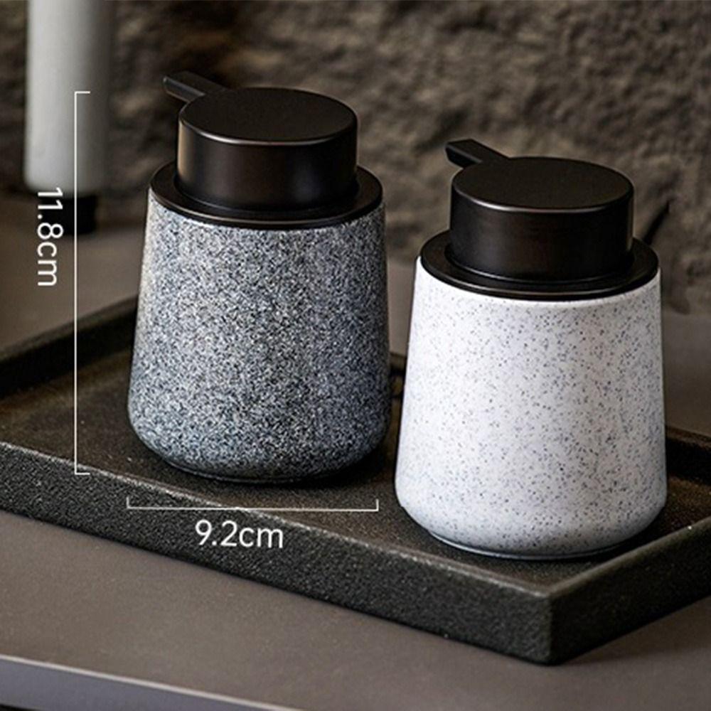 Multifunctional Wood Grain Soap Dispenser Refillable Liquid Lotion Storage Bottles  Restaurant