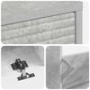 Shoe Cabinet HAARLEM 78 x 24 x 103 cm Engineered Wood Concrete Grey