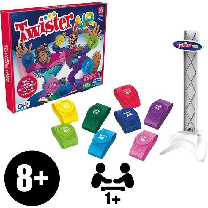 Jeu de société - hasbro - twister air - blanc - 8 ans et plus - intérieur - jeu d’ambiance