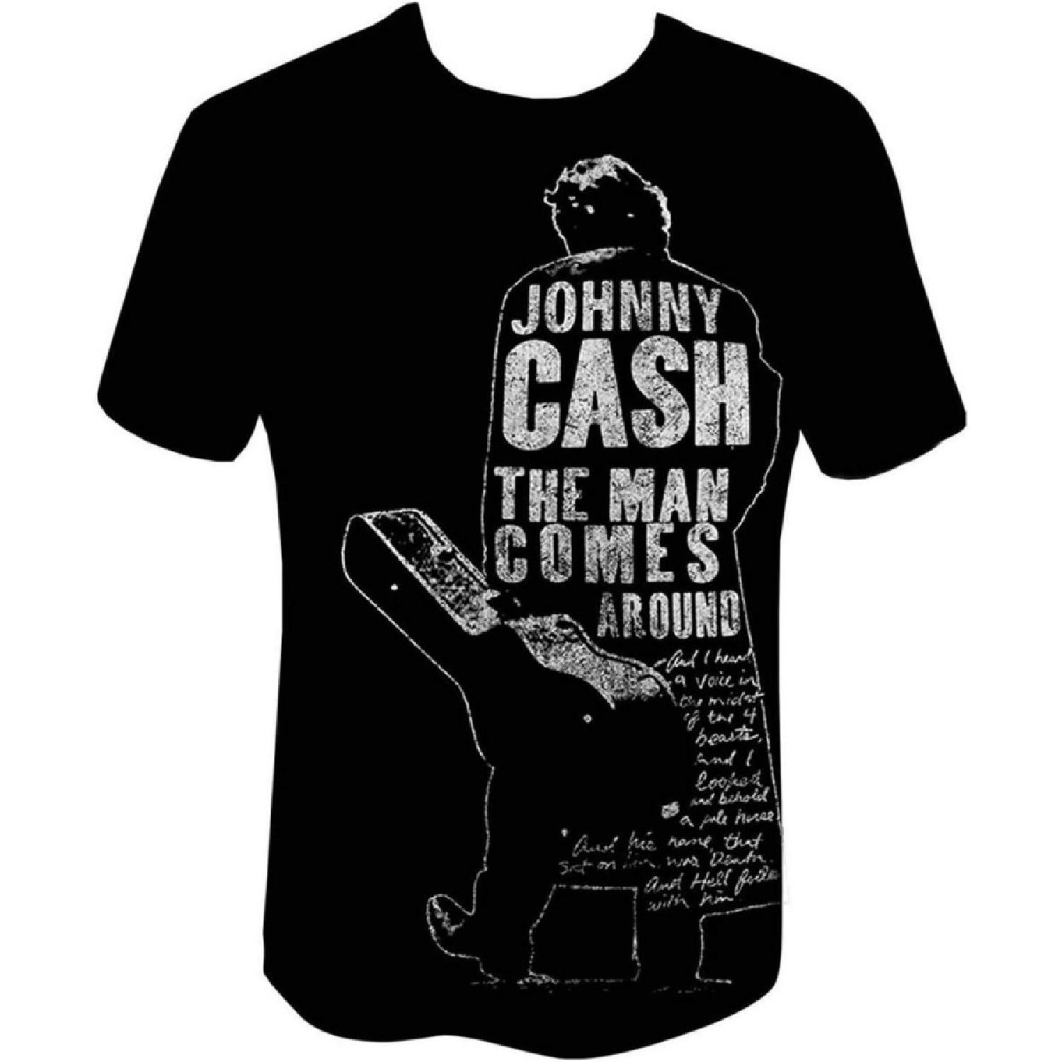 Мужская футболка Rockoff Trade Джонни Кэш Человек Приходит Вокруг S