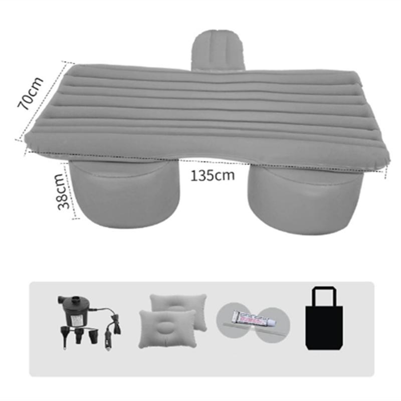 

Автомобильный воздушный надувной дорожный матрас, универсальный матрас для заднего сиденья, многофункциональная подушка для дивана, уличный коврик для кемпинга, подушка