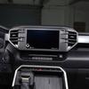 For Toyota Tundra -2025 ABS Matte Black Car Central Control Air Outlet Navigation Screen Frame Trim Sticker Car Accessories