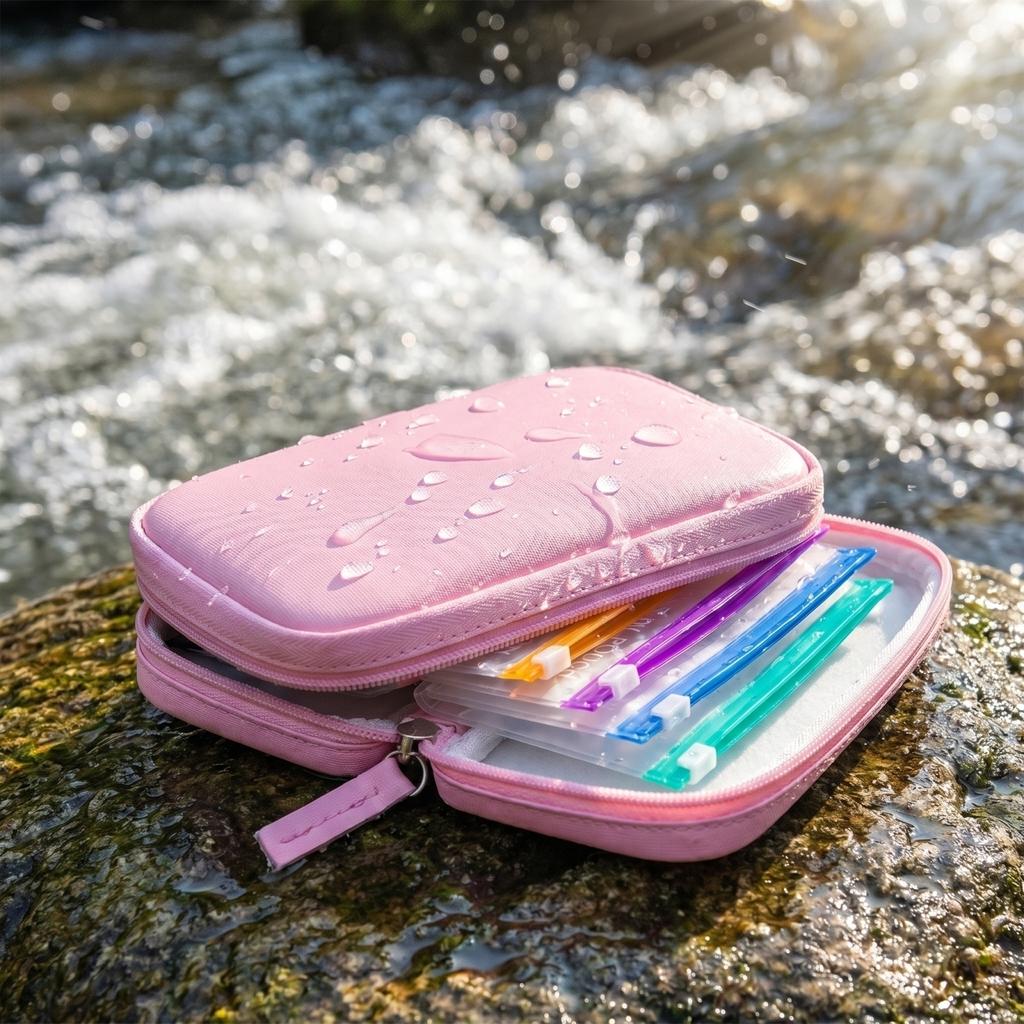 Reusable Travel - 14 Pcs Small Storage Bags for Home and Outdoor Use, Portable Pouch Set for Toiletries, Cosmetics, Accessories