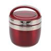 1.5L Vacuum Lunch Box 304 Stainless Steel Insulated Food Container Portable Bento Box for Student Office Worker Red