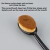 No. 4 toothbrush, makeup brush BB cream, foundation brush, bendable, no powder, no trace base makeup, beauty tool