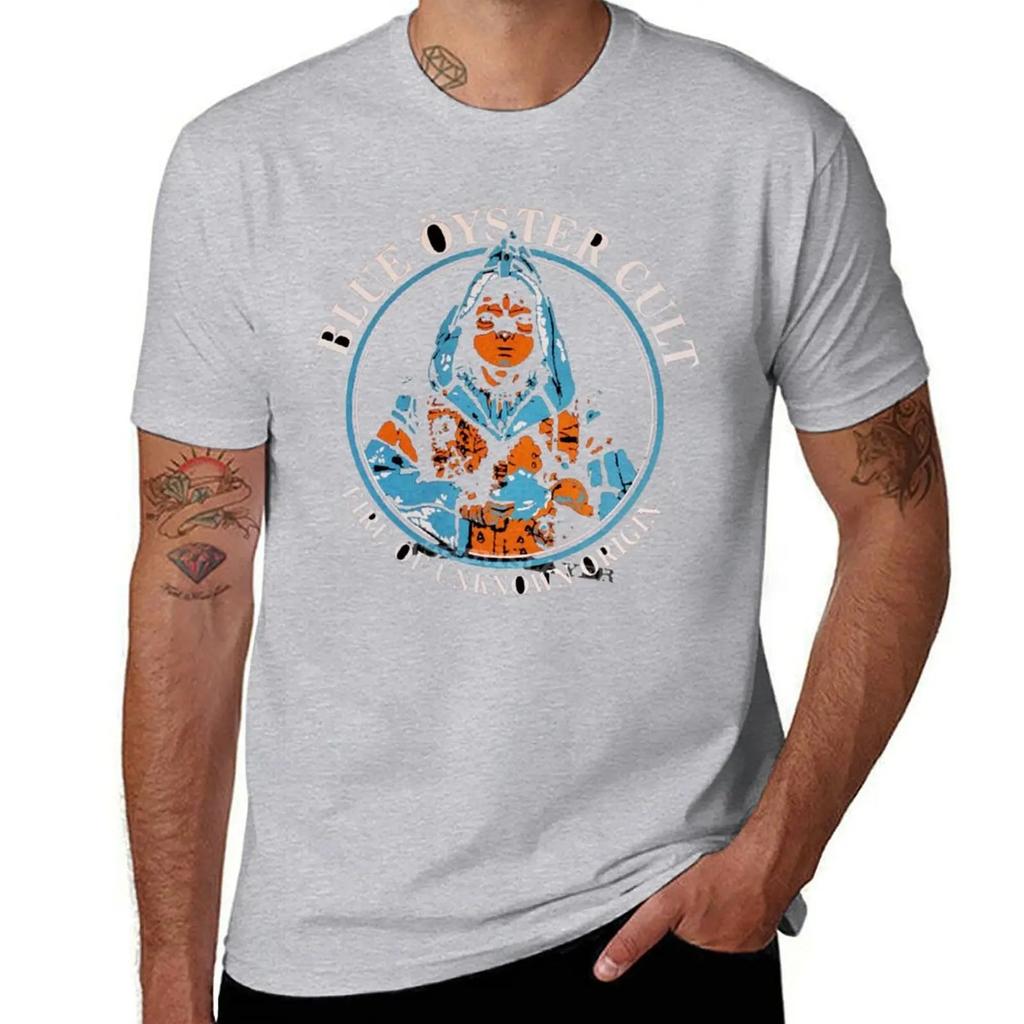 Blue Oyster Cult T-Shirt Cotton Graphic Tees Blanks Boys Animal Print Men Clothing