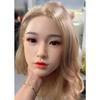 100% Silicone Head Standard Wig Suitable for 130-180CM Sex Doll Body 2 Connection Methods Sex Toys Mannequins Silicone Heads GJ062