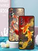 Goldfish Swimming Phone Case for Samsung Galaxy A55 A35 A15 A14 A13 A25 A54 A51 A71 A72 A73 A32 A52 A41 5G Soft TPU Shell Capas