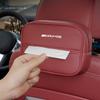 GLC GLB Car Logo Tissue Box Seat Hanging Paper Towel Storage Bag For Mercedes Benz AMG W205 W203 W220 W206 W211 W212 W201 W176