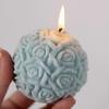 3D bile de trandafir lumânare matriță din silicon din rășină turnare de Ziua Îndrăgostiților, suport creativ și elegant pentru lumânări, potrivit pentru bricolaj poate