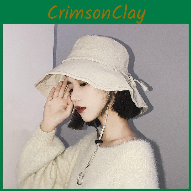 Summer Fisherman Breathable Hat With Butterfly Bow Accent Perfect For Sun Protection