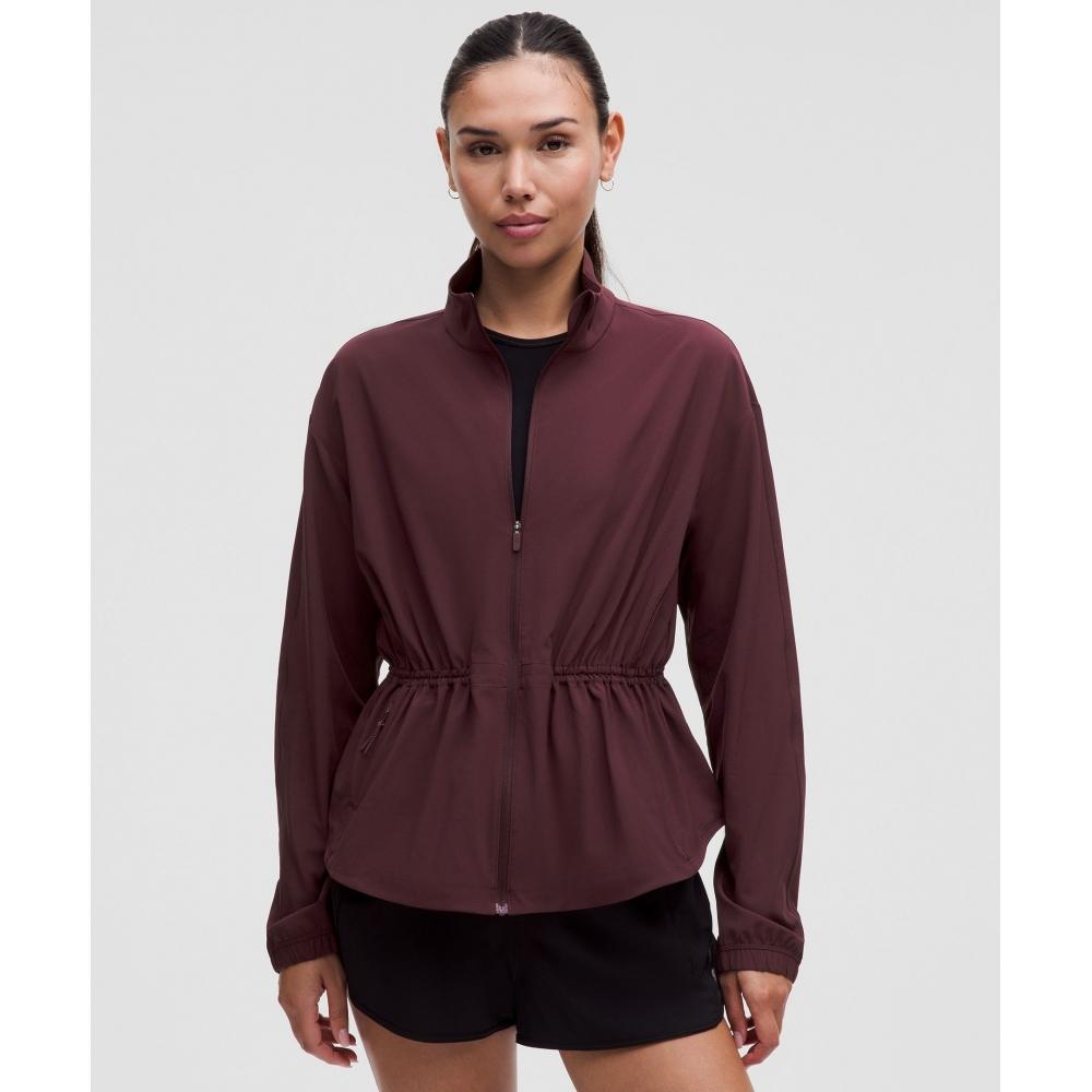 

Lululemon Куртка для бега с защитой от ультрафиолета и поясом Goodnight Plum XS