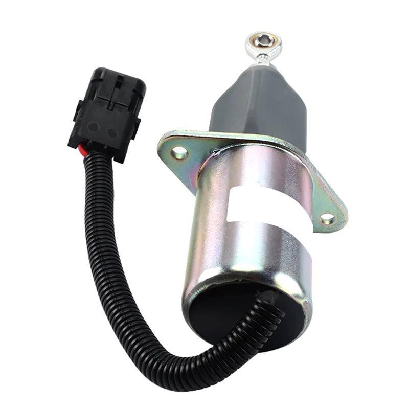For Cumm Engine 5.9 8.3L C& B Series Compatible 12VDC Fuel Shut Off Solenoid- Part Number 3935649 SA-4765-12