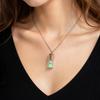 Halloween in the Dark Pendant Necklace with Floating Glitter Bottle Design for Costume Party Accessories