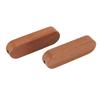 2PCS Wooden Pot Handle Heat Insulation Replacement Handle for Outdoor Camping Grill Pan Cookware
